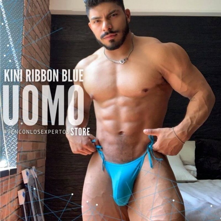 Bikini Ribbon Blue