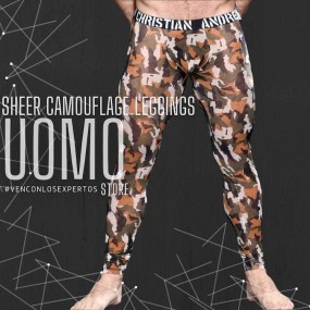 Sheer Camouflage leggings Mesh