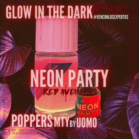 Poppers Neon Party Red...